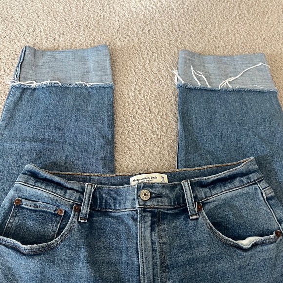 Abercrombie & Fitch jeans ankle straight ultra high-rise 30/10L - Picture 3 of 4